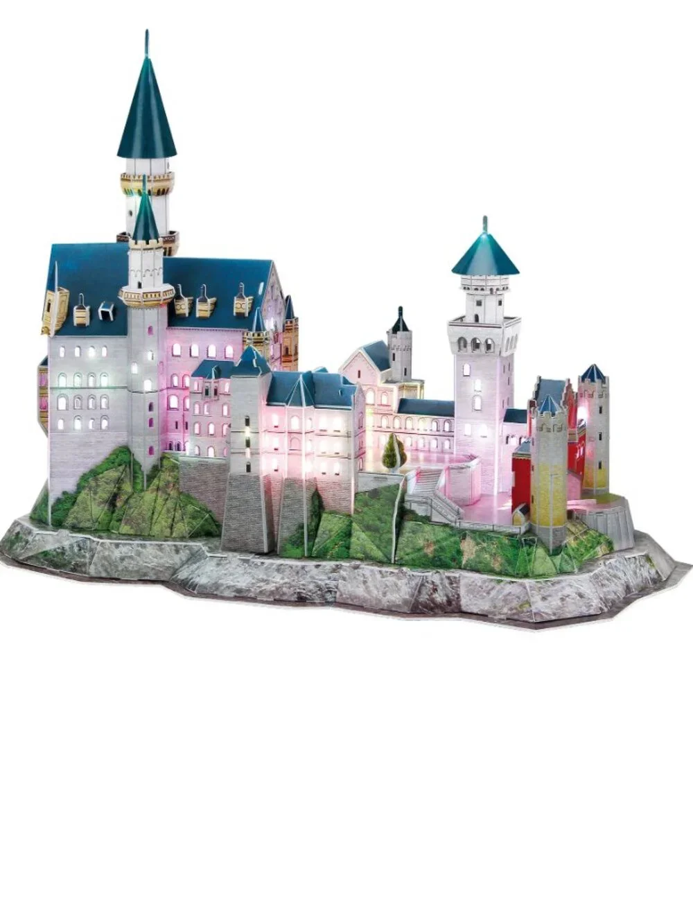 NIB Revell Neuschwanstein Castle LED Edition 121 Piece 3D Puzzle